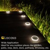 Lacasa Solar Deck Lights Outdoor Waterproof LED Solar Step Lights