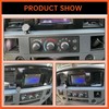 ECOTRIC Stereo Radio Double Din Dash Install Bezel Kit Compatible