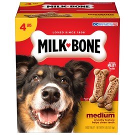 Milk-Bone Original Biscuits, Medium Dog Treats, 4 Pound Box
