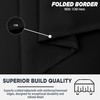 Personalize Pro 1 Pack Black Square Table Cloth 52 ×