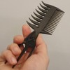 Wax sturdy three-way hair styling comb 3way 3ea