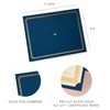 Gartner Studios Navy Blue with Gold Foil Detail Certificate Holders,