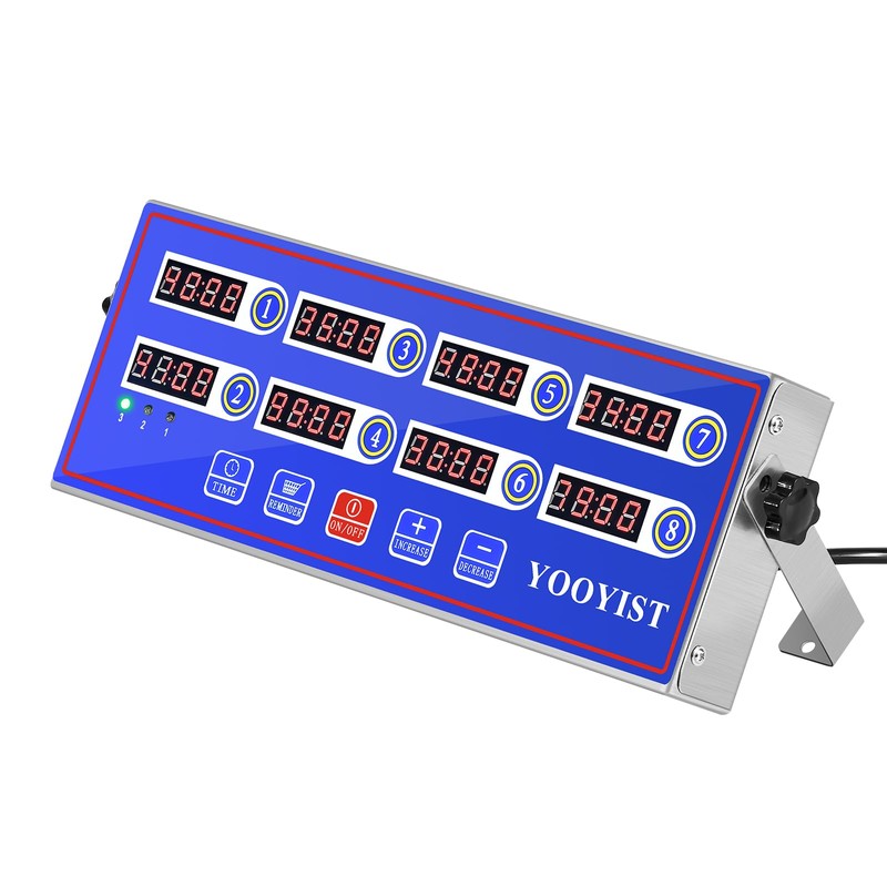 YOOYIST Kitchen Timers for Cooking – 8 Channel Commercial Kitchen