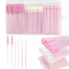 BUYBLIFE 200pcs Disposable Mascara Wands Lip Applicator Makeup Brush Sets,
