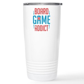 CafePress Tabletop Gaming Board Game Addict Boardgame G Mugs 20 oz. Insulated Stainless Steel Coffee Tumbler
