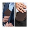 VALENCHI Leather Trifold Wallet For Men - RFID Blocking -