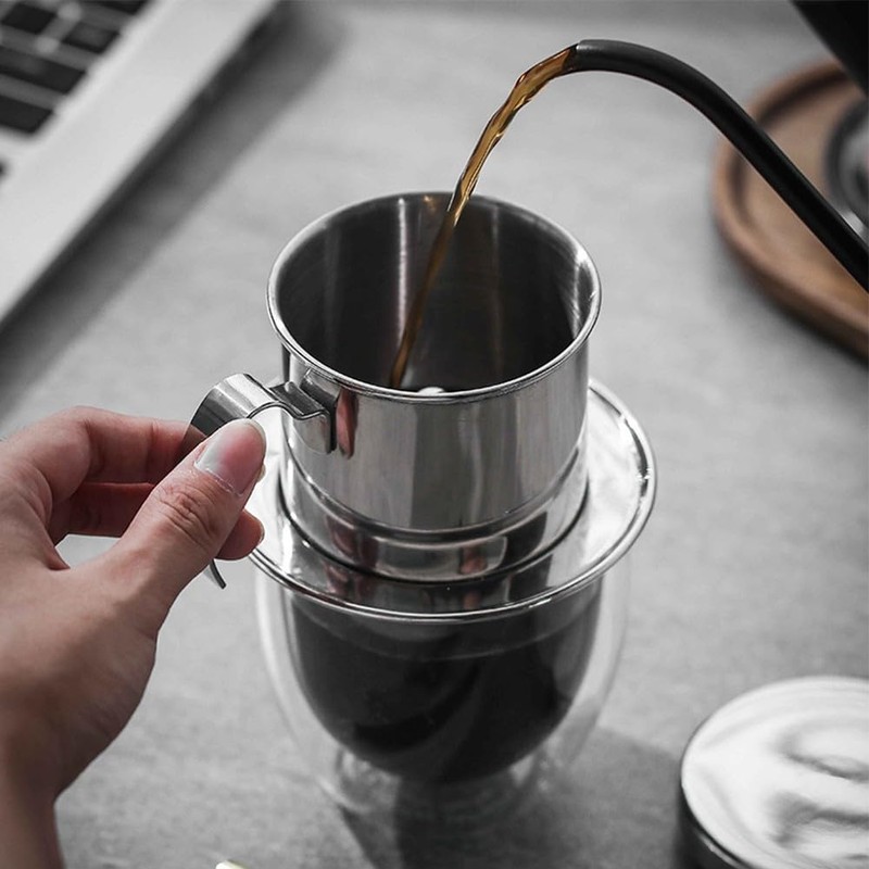 Vietnamese Coffee Filter, Stainless Steel Coffee Mocha Dropper, Coffee Dripper