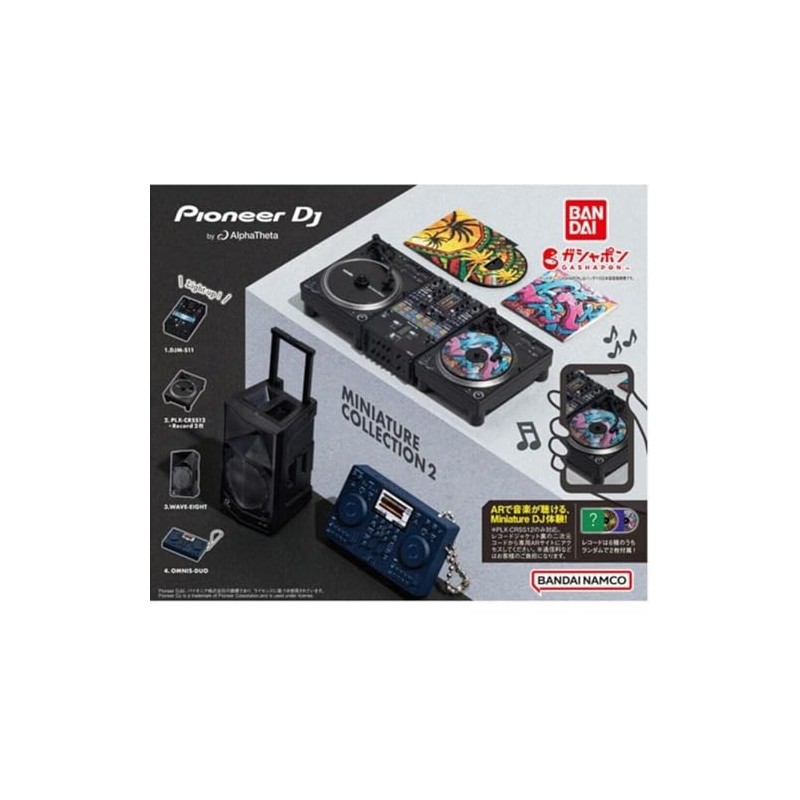 BANDAI Pioneer DJ by AlphaTheta Miniature Collection 2 x Total