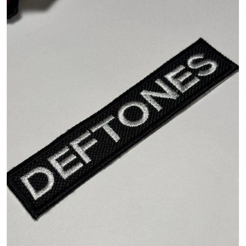 Unbranded Deftones Band Patch Iron/sew On High-quality Embroidery 90s Metal