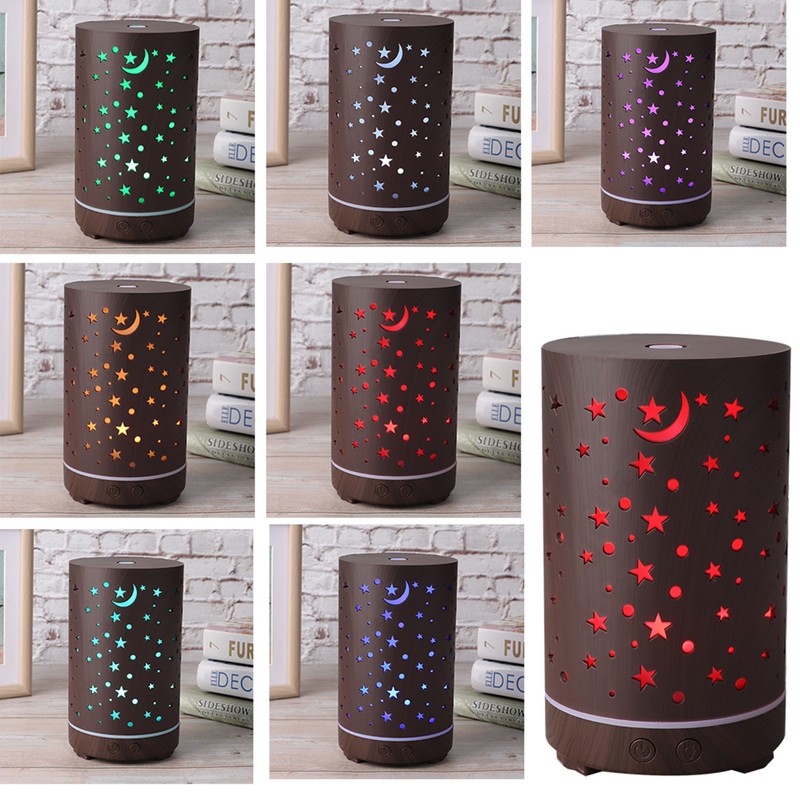 Desktop Humidifier Aroma Air Diffuser Aromatherapy Mist Humidifier With Night