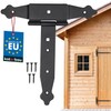 KOTARBAU® Cross Hinges 200 mm Shutter Hinge Hinge Band Plate