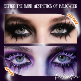 Light Purple Lashes Lash Clusters 12mm Cluster Eyelash Extensions 128 PCS Manga Lashes Individual Lashes for Halloweens Christmas Cosplay Party False Eyelashes Pestañas Postizas Naturales