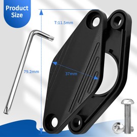 Bicycle Mount for Airtag GPS Tracker Hiding Place - Holder Bicycle for Bicycle GPS Tracker Hiding Under Bottle Holder, Robust Material, Weatherproof, Includes Safety Screws, Anti-Theft Protection