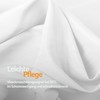 Decorative curtain opaque universal ribbon tape micro satin., White, 140x175