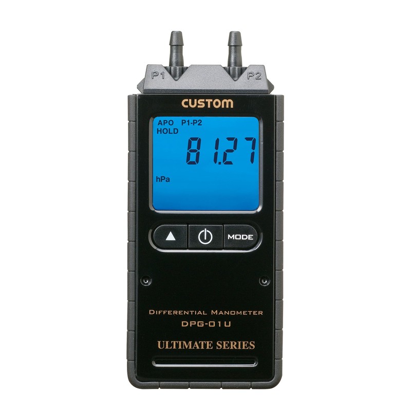 カスタム (CUSTOM) デジタル差圧計 ピアノブラック調筐体 DPG-01U
