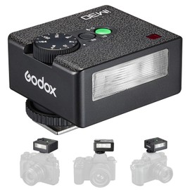 Godox iM30 Mini Camera Flash, GN15 with 7 Levels Flash Power, CCT 6500K±200K with S1/S2 Optical Control for Canon/Sony/Fuji/Nikon/Panasonic/Olympus, for Cameras with Single-Contact Hotshoe