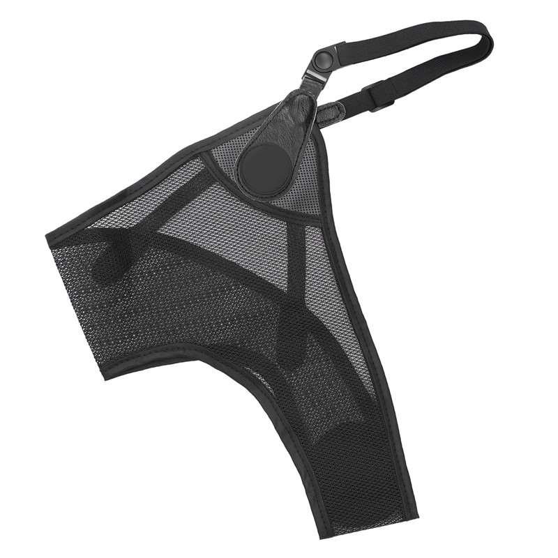 Archery Chest Guard Adjustable 3D Composite Mesh PU Leather Breathable
