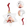 Abaodam 6 Fillable Ornaments Christmas Baubles Hanging Pendant Baubles In
