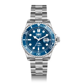Invicta Mens Pro Diver Quartz Watch, Silver, 30019
