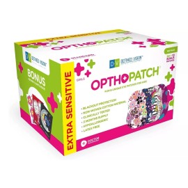 OPTHOPACT KIDS Parches Para Ojos Niñas Con Diseños Sin Látex De Algodón
