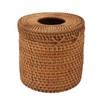 Rectangular Rattan Tissue Box Cover Rattan Woven Tissue Box Holder