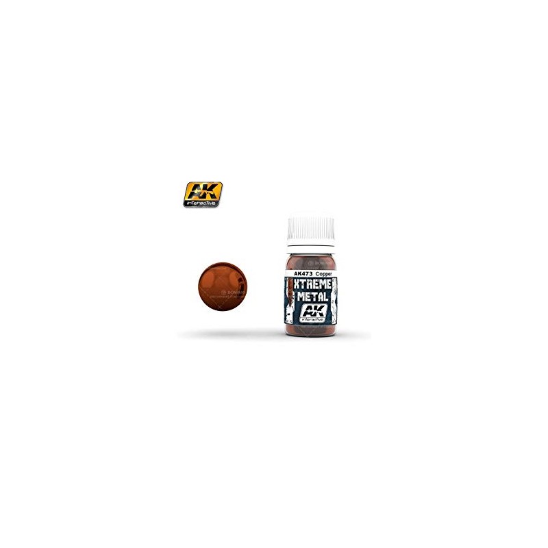 AK Interactive - 30ml Extreme Metal Paints - Copper