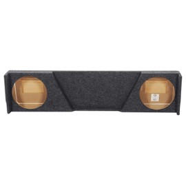 Rockville REC30 Dual 12" Subwoofer Box Enclosure, Downfire Design, High-Grade MDF, Charcoal Carpet, Custom-Fit, Durable Build, for 07-13 GMC/Chevy Xcab High-Trans