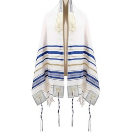 ZXDZMM 1Pc Taperstick Prayer Shawl Morning Prayer Shawl Prayer Scarf Prayer Religious Scarf 50cmx180cm