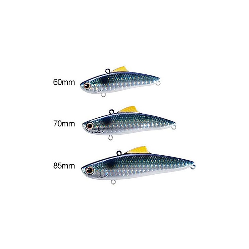 SHIMANO Exsense XV-260M Salvage Lure, 60ES, Silver and Blue (002