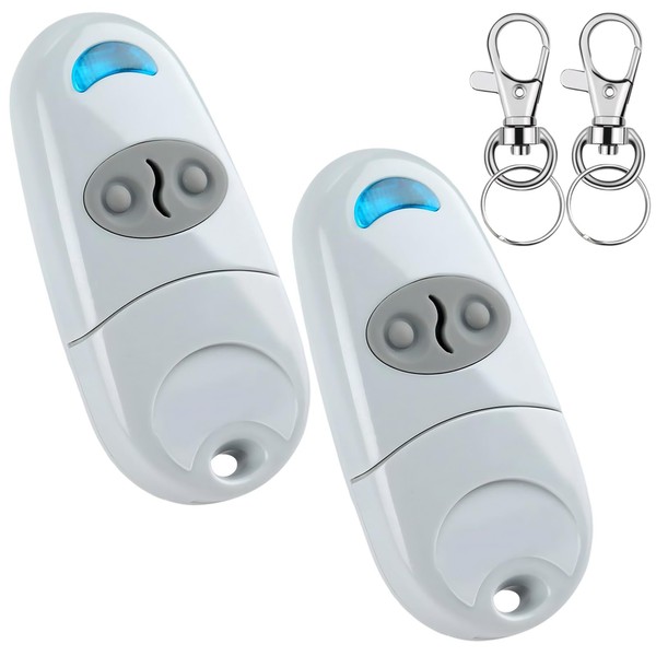 2Pcs Electric Gate Fob Remote Control, Garage Door Remote Control