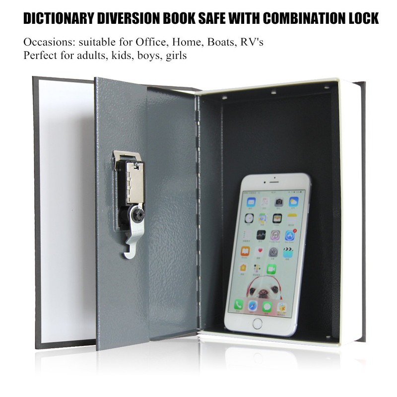 Book Safe with Combination Lock - Jssmst Home Dictionary Diversion