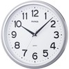 MAG Wall Clock, Wall-Mounted Clock, Analog, Silent, Continuous Second Hand,
