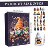 Calendario de Adviento de Halloween 2025, 24 gnomos, estilo A