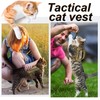 Tactical Cat Harness for Walking Escape Proof, Soft Mesh Adjustable