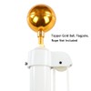 SEIWEI Flagpole Truck Pulley Flag Pole Halyard Stationary Truck Top