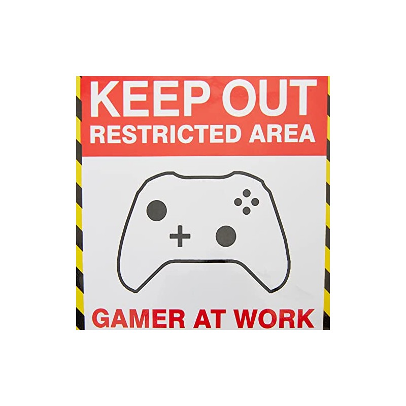 Caledonia Signs Keep out, gamer at work, do not disturb