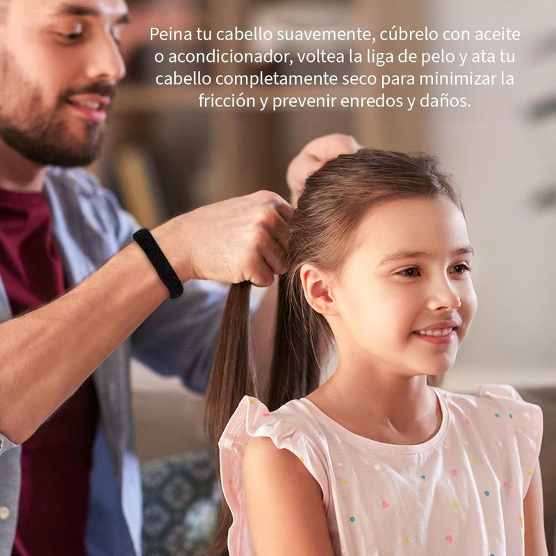 Triko Paquete de 100 Ligas para el cabello, Coleteros para