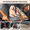 Dog Car Seat Cover for Back Seat, Hard Bottom Back