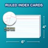H4D 4x6 Index Card Holder with 100 Heavyweight Ruled Index