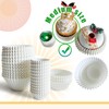 Gcardist 500-Count White Cupcake Liners Muffin Linner No Smell, Food