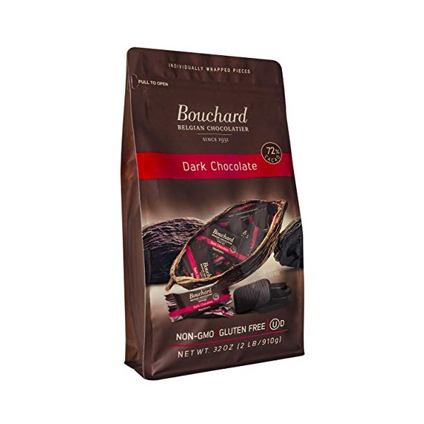 Bouchard Premium Belgian Dark Chocolate with 72% Cacao | Individually