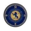 Truly Teague Wall Clock Horse on Dark Blue Field
