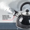 Emeril Lagasse 2.6 Quart/2.5 Liter Whistling Tea Kettle, Stainless Steel