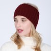 axy HBW5 Winter Headband Women's Knitted Headband Red