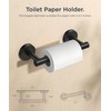 FORIOUS Toilet Roll Holder, Wall Mount Rustproof Stainless Steel Double