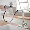 Kitchen Faucets with Pull Down Sprayer,Waterfall Kitchen Sink Faucet,Commercial Utility