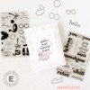 Ellen Hutson, Essentials by Ellen, Summer Doodles and Sentiments Stamp