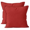 Encasa Cotton Throw Pillow Covers Set of 2 I 20x20