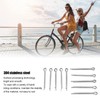 equlup Cotter Lock Pin, 10 Pcs Bike Disc Brake Pads
