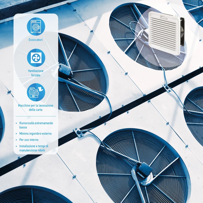 finder 7F.20.8.230.2055 Control Cabinet Fan 28 W 28 W 155